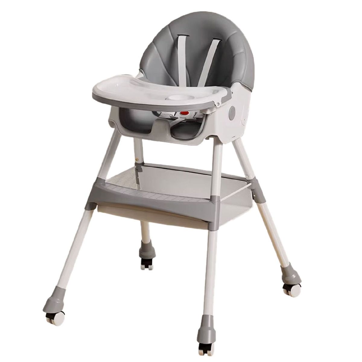 MON PETIT - Silla Comer Bebe Doble Altura Safe Baby Gris
