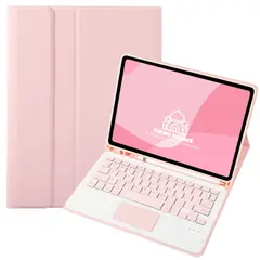 GENERICO - Fundas Con Teclado TouchPad Para Galaxy Tab S9Plus-S9FePlus-10Plus - Letra Ñ