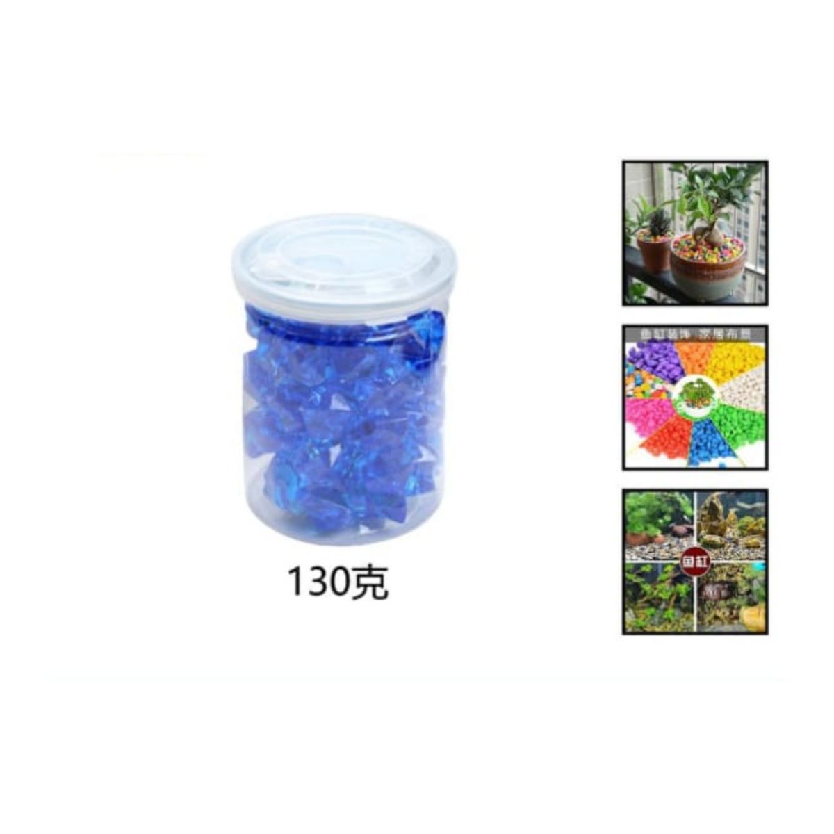 Piedras Decorativas 130 Gramos Color Azul, marca GENERICO - Foto Principal