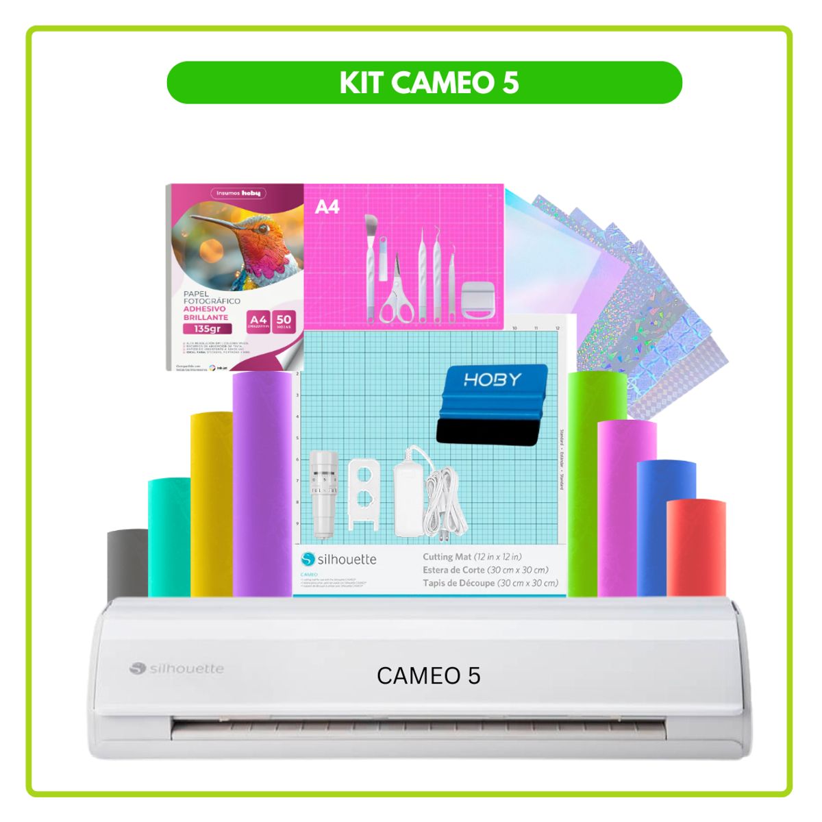 SILHOUETTE - KIT CAMEO 5 FULL ECONÓMICO 3 GP08