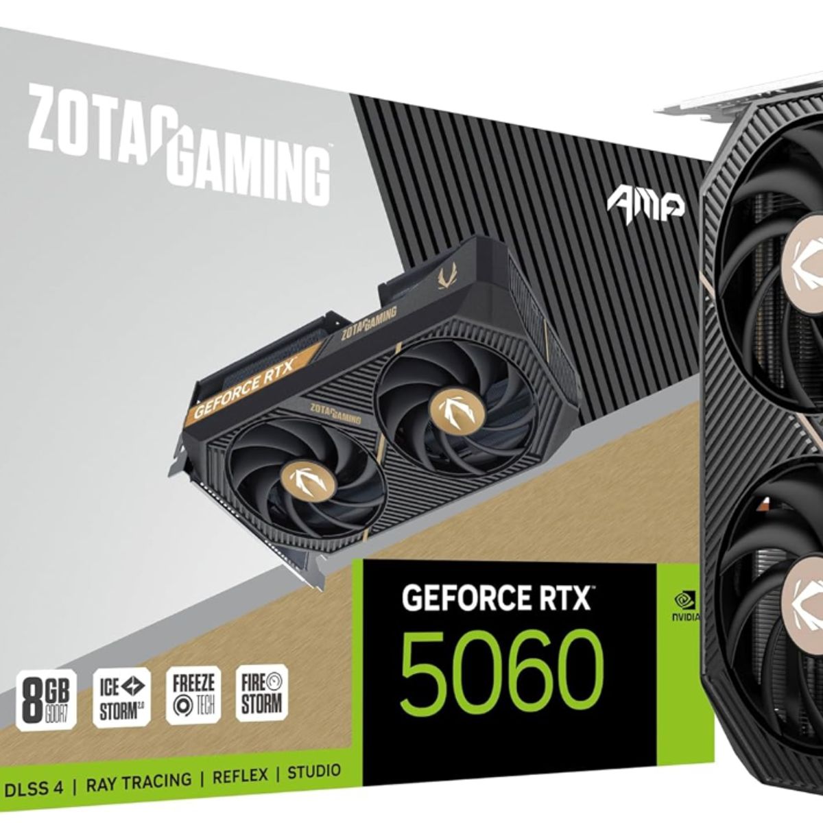 ZOTAC - Tarjeta de Video - Zotac GAMING GeForce RTX 5060 AMP - 8GB GDDR7