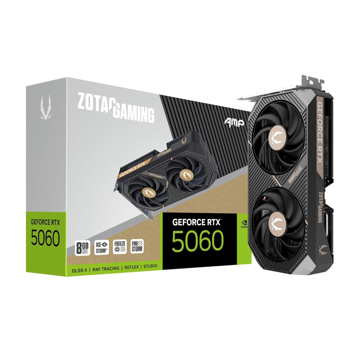 ZOTAC - Tarjeta de Video - Zotac GAMING GeForce RTX 5060 AMP - 8GB GDDR7