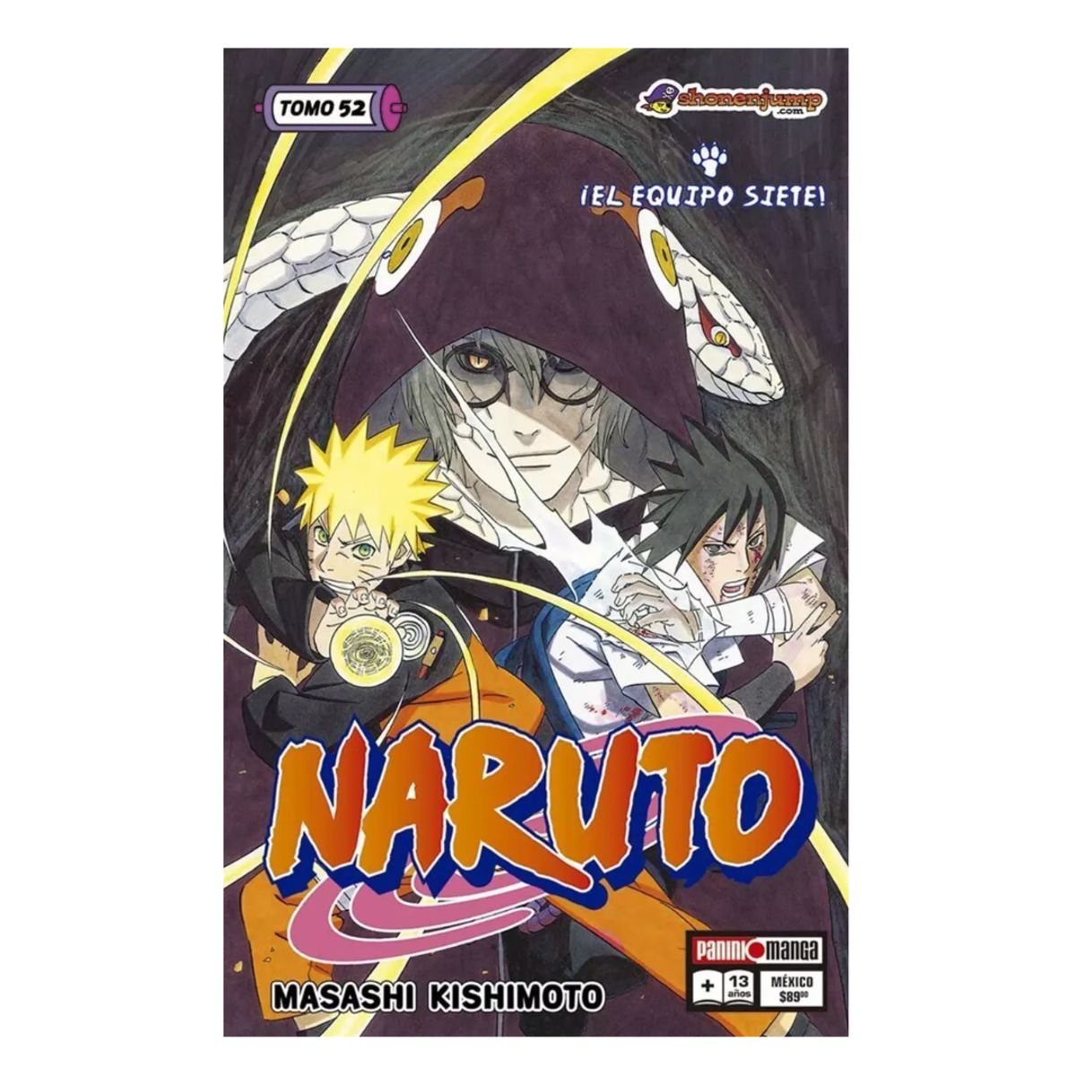 PANINI CHILE - Naruto N°52 - El Equipo Siete