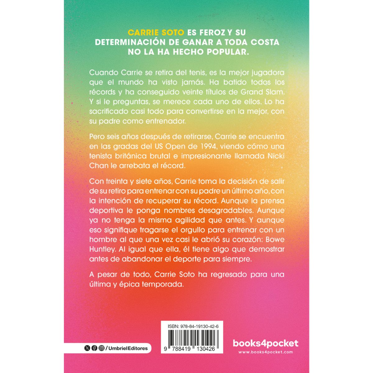 EDICIONES URANO - Libro Regreso De Carrie Soto, El -Books4Pocket