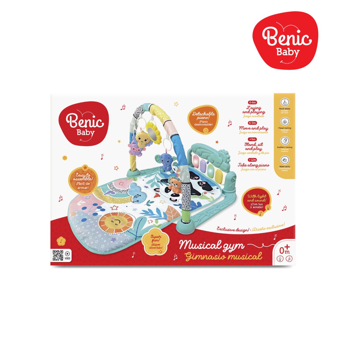 BENIC BABY - Gimnasio Musical Interactivo Juguete Bebé