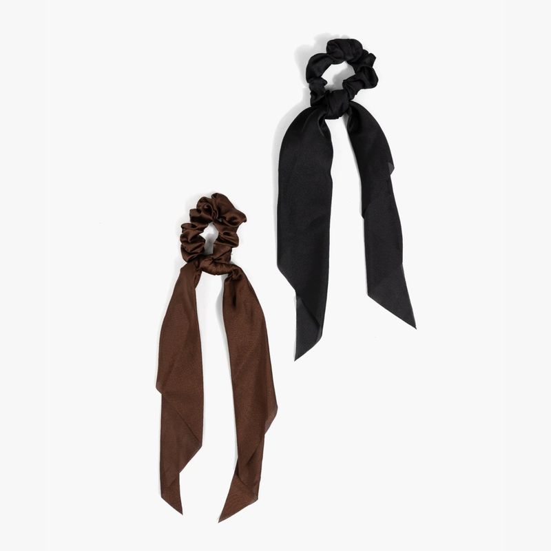 LOUNGE - Set Collets Mujer Largo Satinado