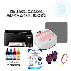 EPSON - Estampadora 24x24 + impresora L3210 sublimación K118