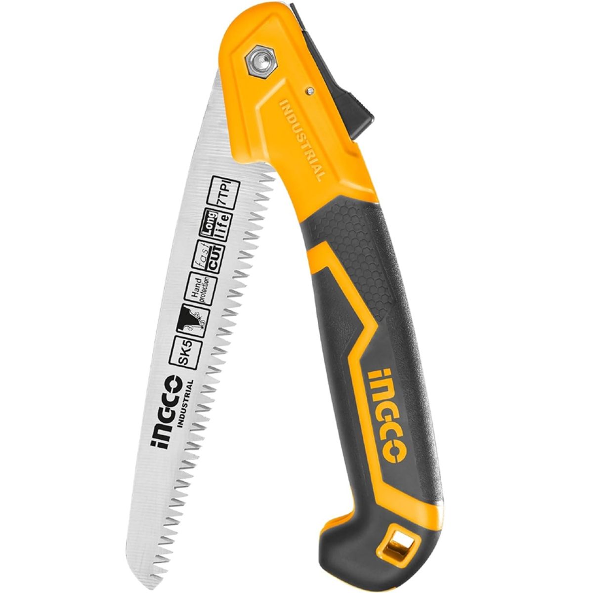 INGCO - Serrucho Plegable Multiuso De Poda 180mm 7p Ingco Hfsw1808