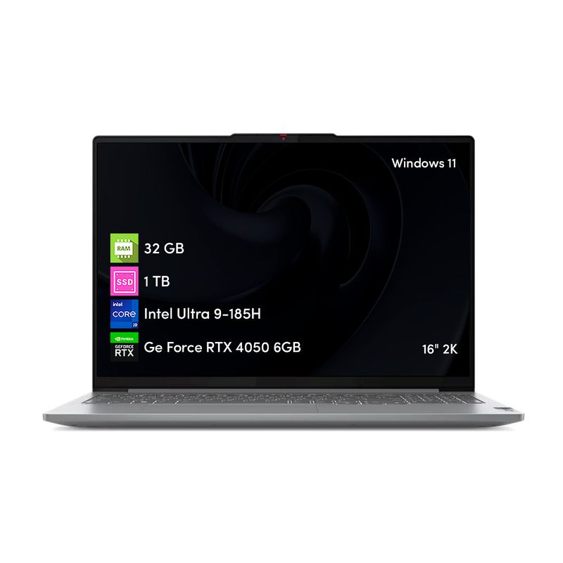 LENOVO - Notebook Lenovo Ideapad Pro Intel Ultra 9 32GB 1TB SSD RTX4050 16' 2K