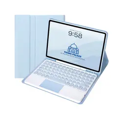 GENERICO - Fundas Con Teclado TouchPad 2.0 iPad Air 11 M2-M3 / Air 4-5- Letra Ñ