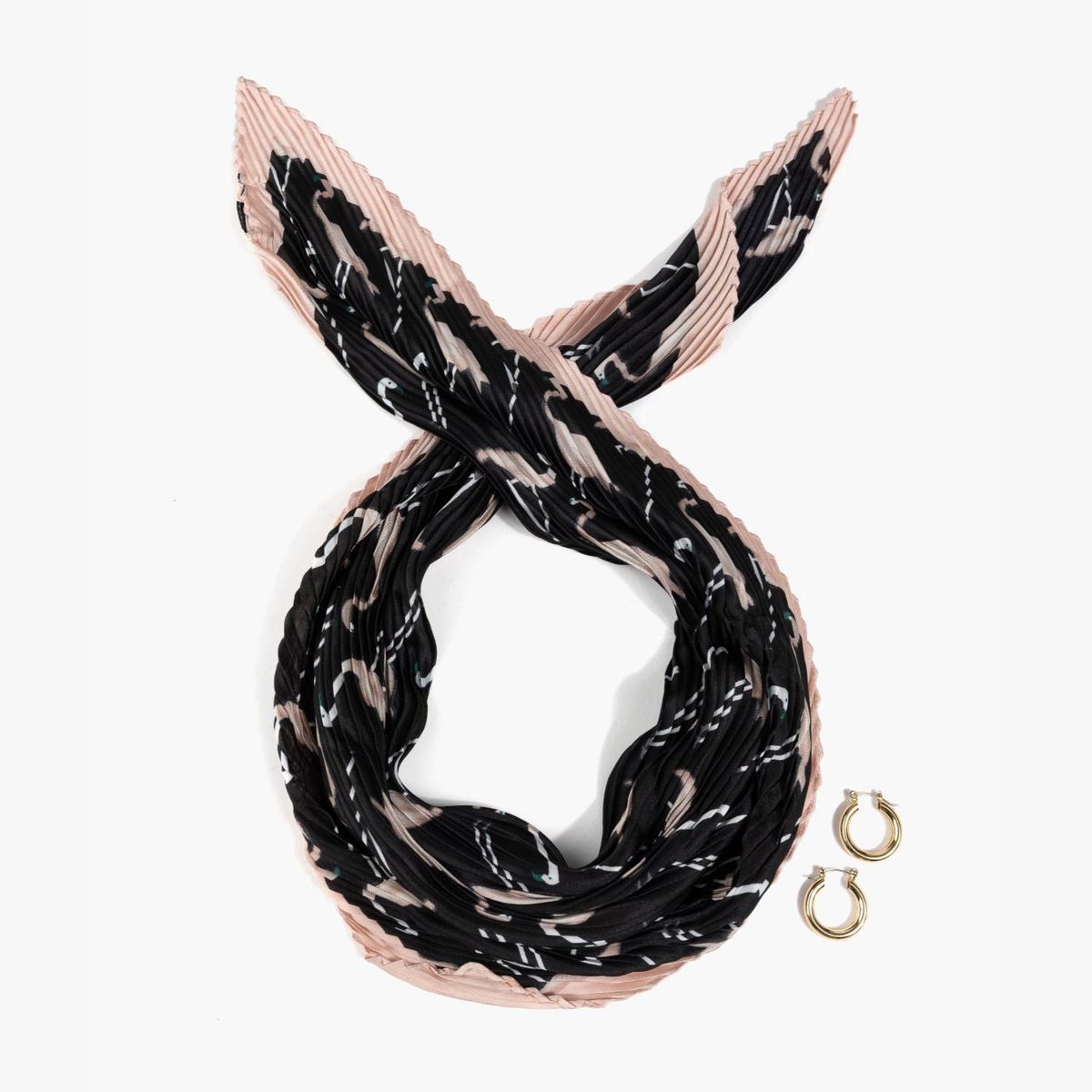 LOUNGE - Set Pañuelo Y Aros Mujer Flamencos