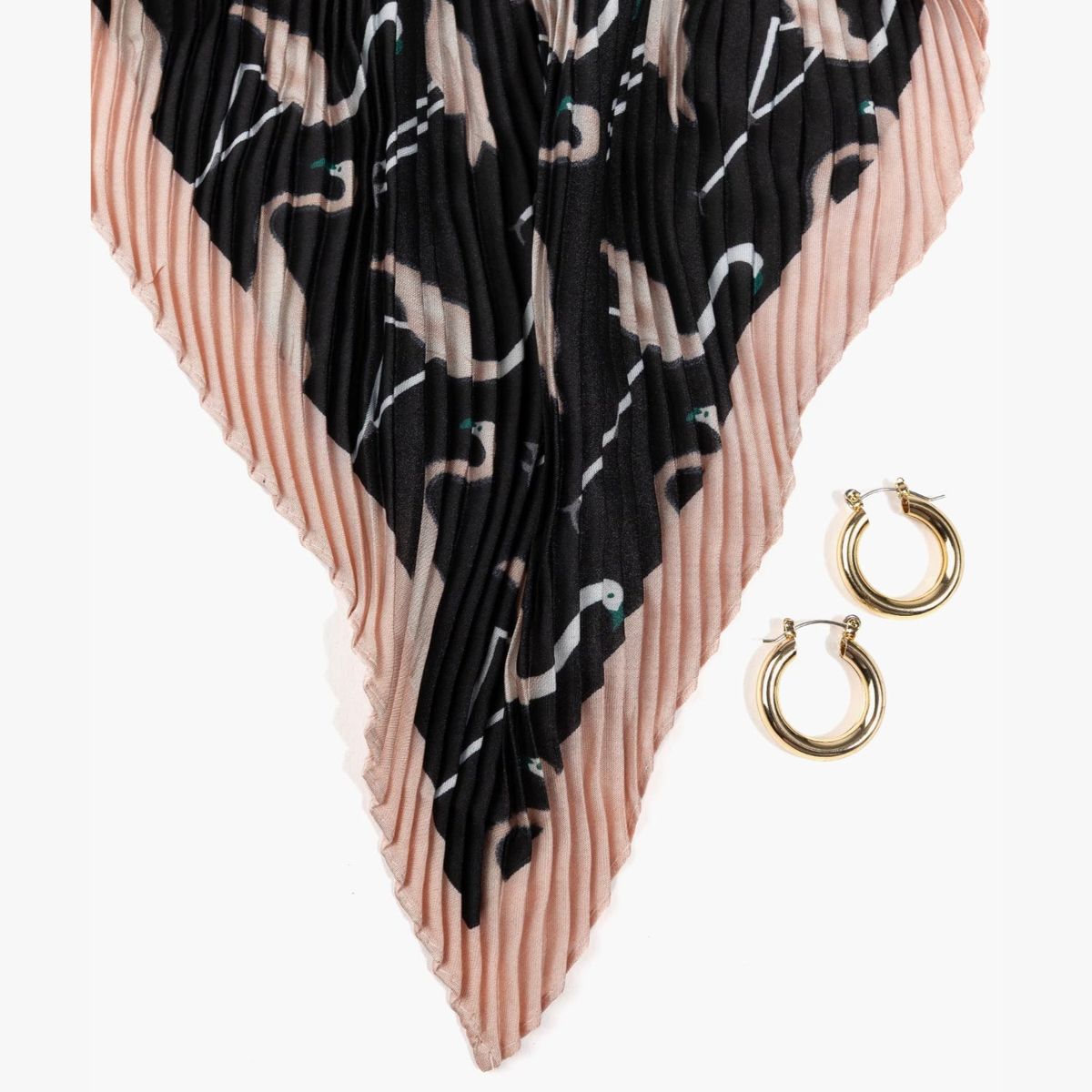 LOUNGE - Set Pañuelo Y Aros Mujer Flamencos