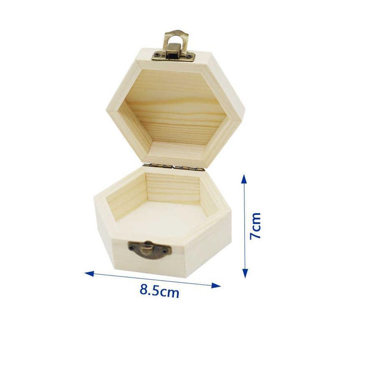 GENERICO - Set 6 Caja De Joyería Hexagonal