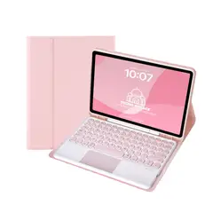 GENERICO - Fundas Con Teclado TouchPad 2.0 Para iPad A16 (11Gen) / 10 Gen - letra Ñ