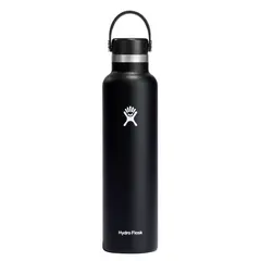 HYDRO FLASK - Botella Boca Standard 621 Ml - Negro