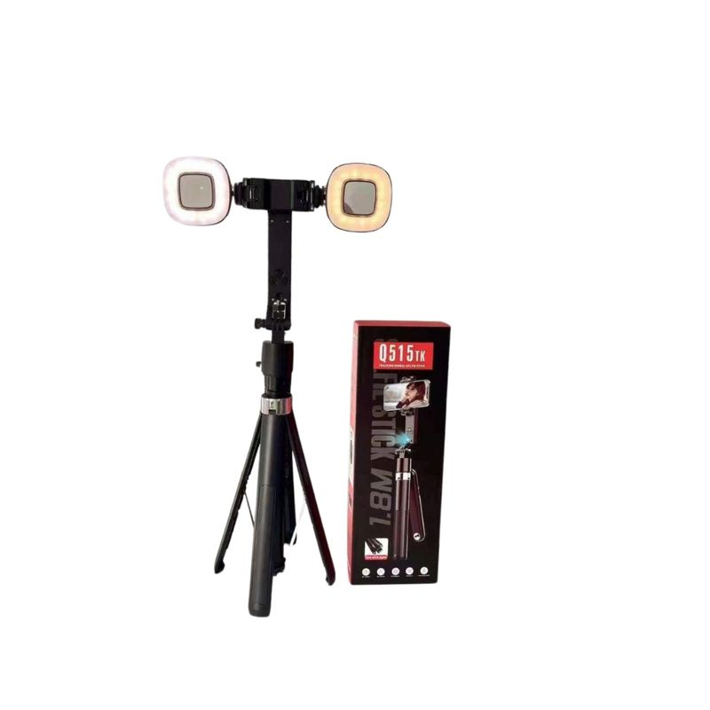 GENERICO - Tripoide Aro De Luz Led Doble Inalámbrico Videos  SKU:CH