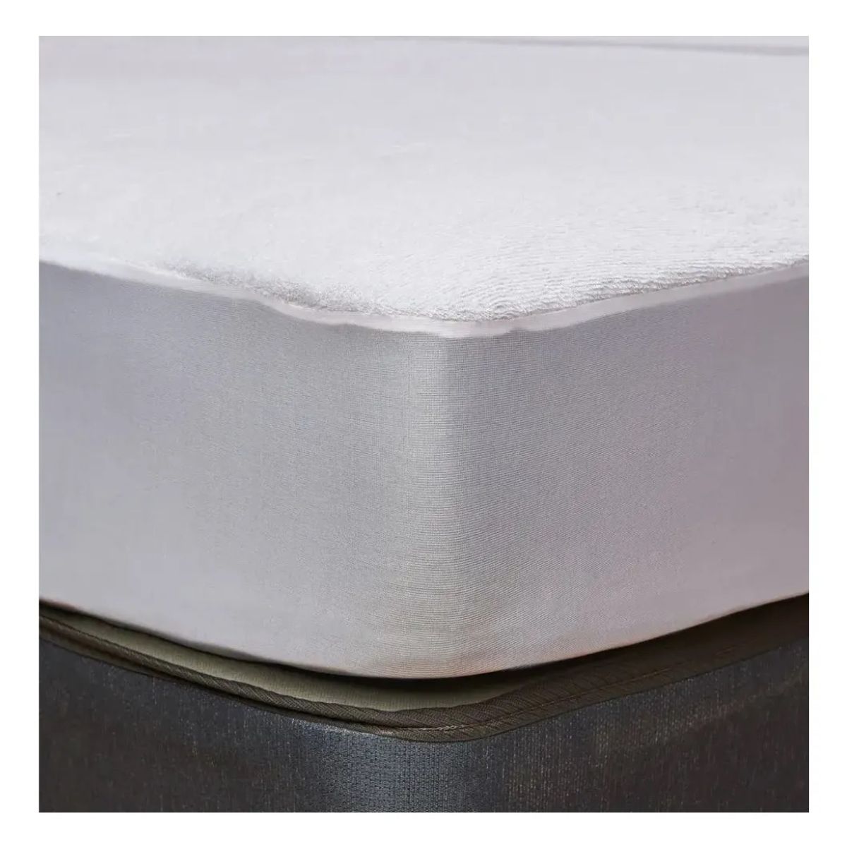 VELUTTI - Cubre Colchón Impermeable Con Fuelle 2 Plazas, Velutti