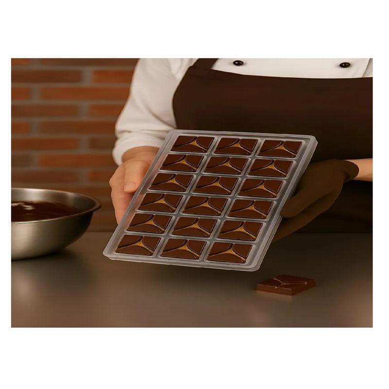 GENERICO - Moldes Chocolate Moldes Para Bombones Moldes Reposteria 18ca