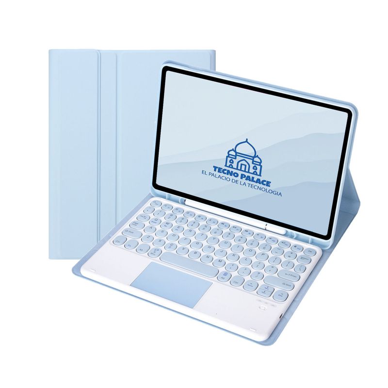 GENERICO - Fundas Con Teclado TouchPad 2.0 Para Galaxy Tab S6 Lite - letra Ñ