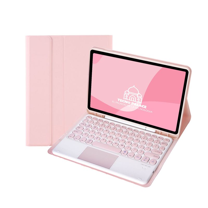 GENERICO - Funda Con Teclado TouchPad 2.0 Galaxy Tab S7-S8-S9-S9FE-S10FE- letra Ñ