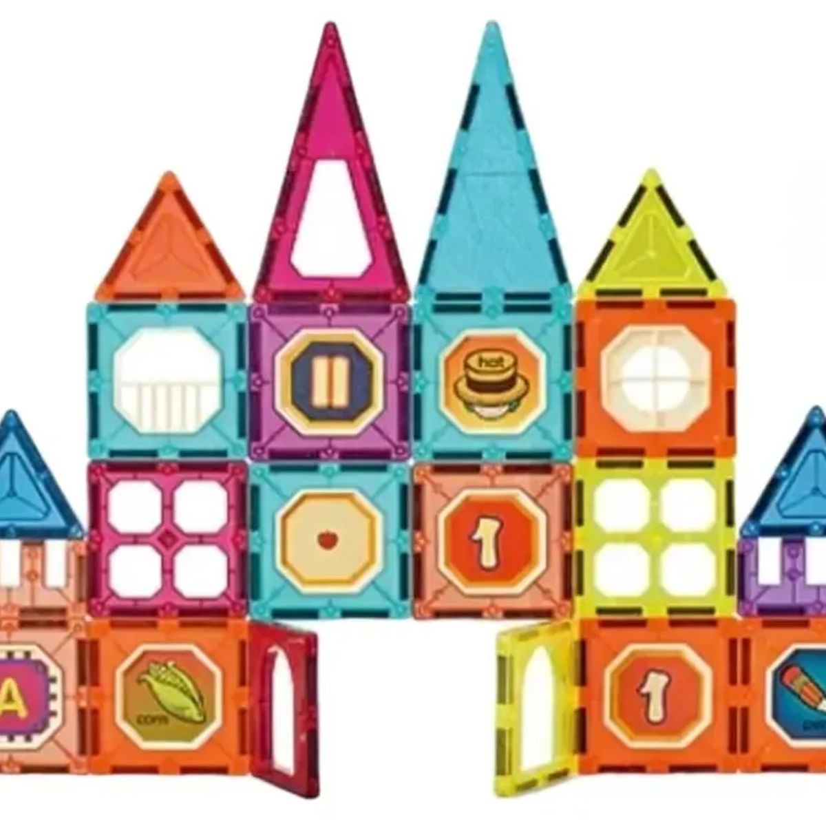 GENERICO - Juguete Construcción Bloques Magnéticos 32 Piezas