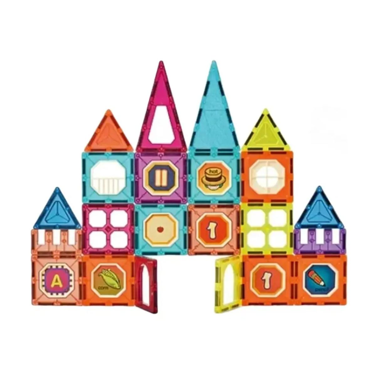 GENERICO - Juguete Construcción Bloques Magnéticos 32 Piezas