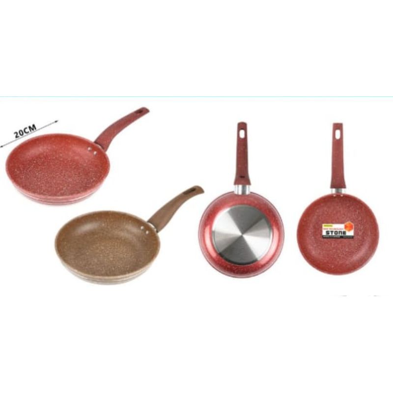 GENERICO - Sarten Antihaderente Para La Cocina 20 Cm Redondo