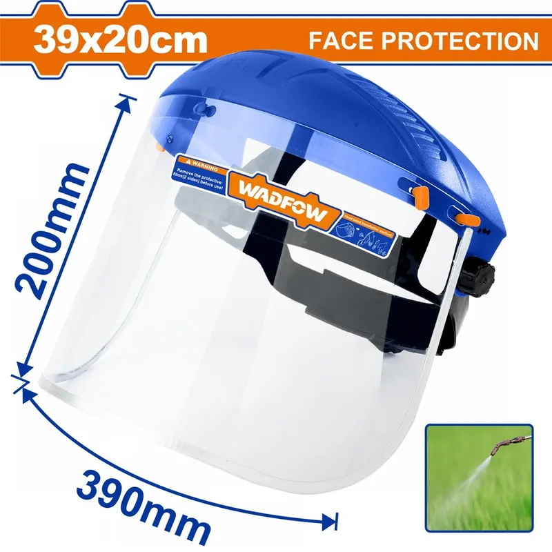 WADFOW - Careta Mascara De Seguridad Transparente Wadfow Wfd1308