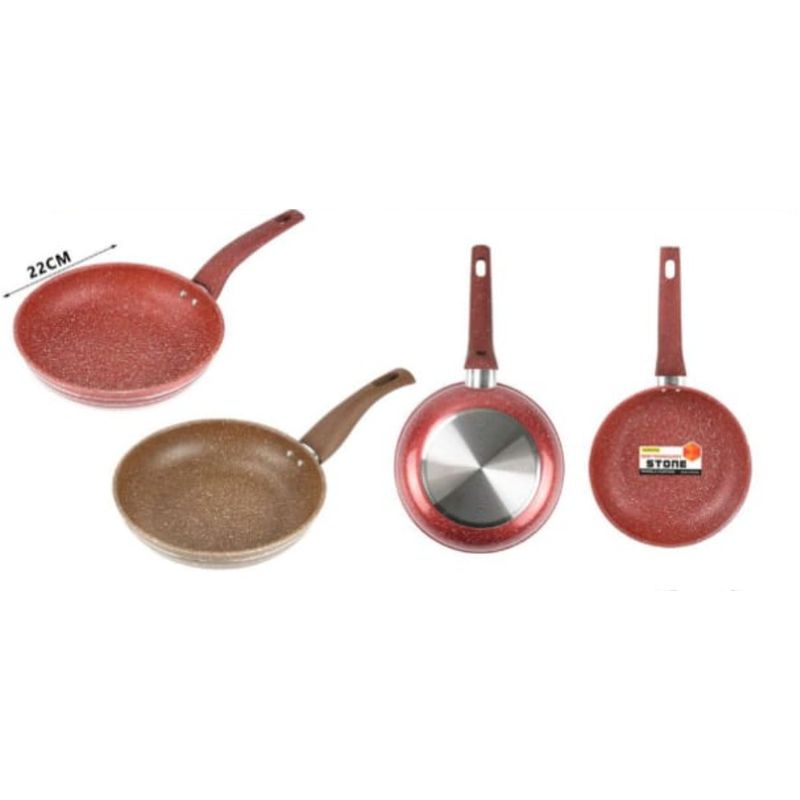 GENERICO - Sarten Antihaderente Para La Cocina 22 Cm Redondo