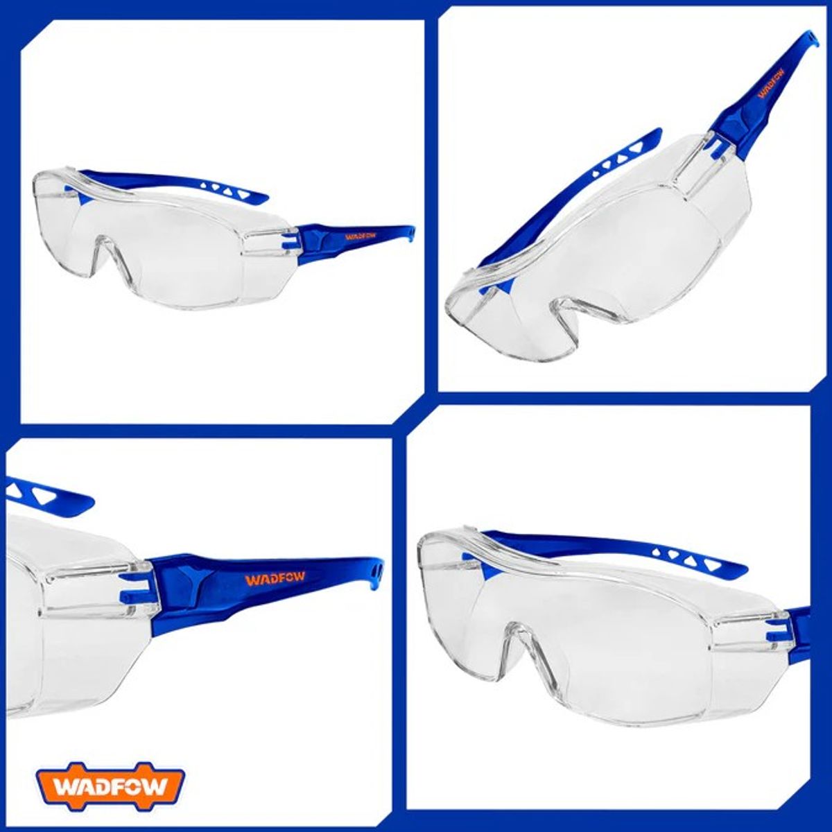 WADFOW - Lentes De Seguridad Transparente Wadfow Full-slice Wsg1803