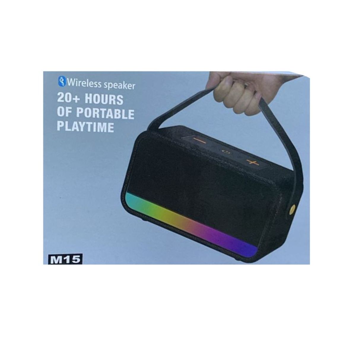 GENERICO - Parlante Inalambrico Arcoiris Bluetooth