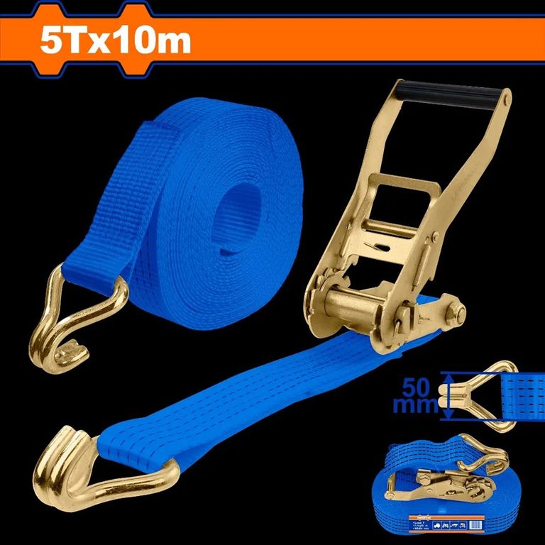 Eslinga Con Trinquete 50mmx10m 5 Toneladas Wrt13510