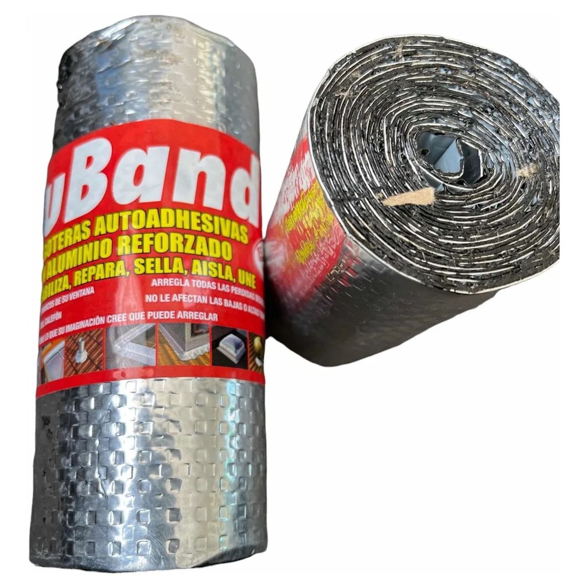 GENERICO - Cinta Tapagoteras Aluminio Reforzado 2,5mts x 10 cm