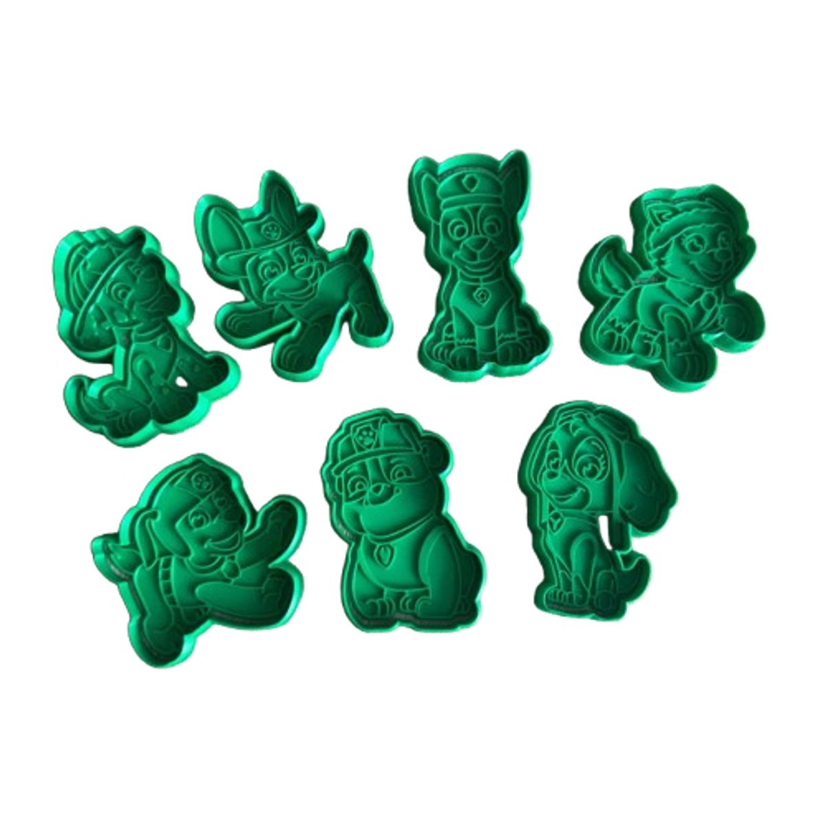 GENERICO - Molde para galletas 7 unidades - Paw Patrol