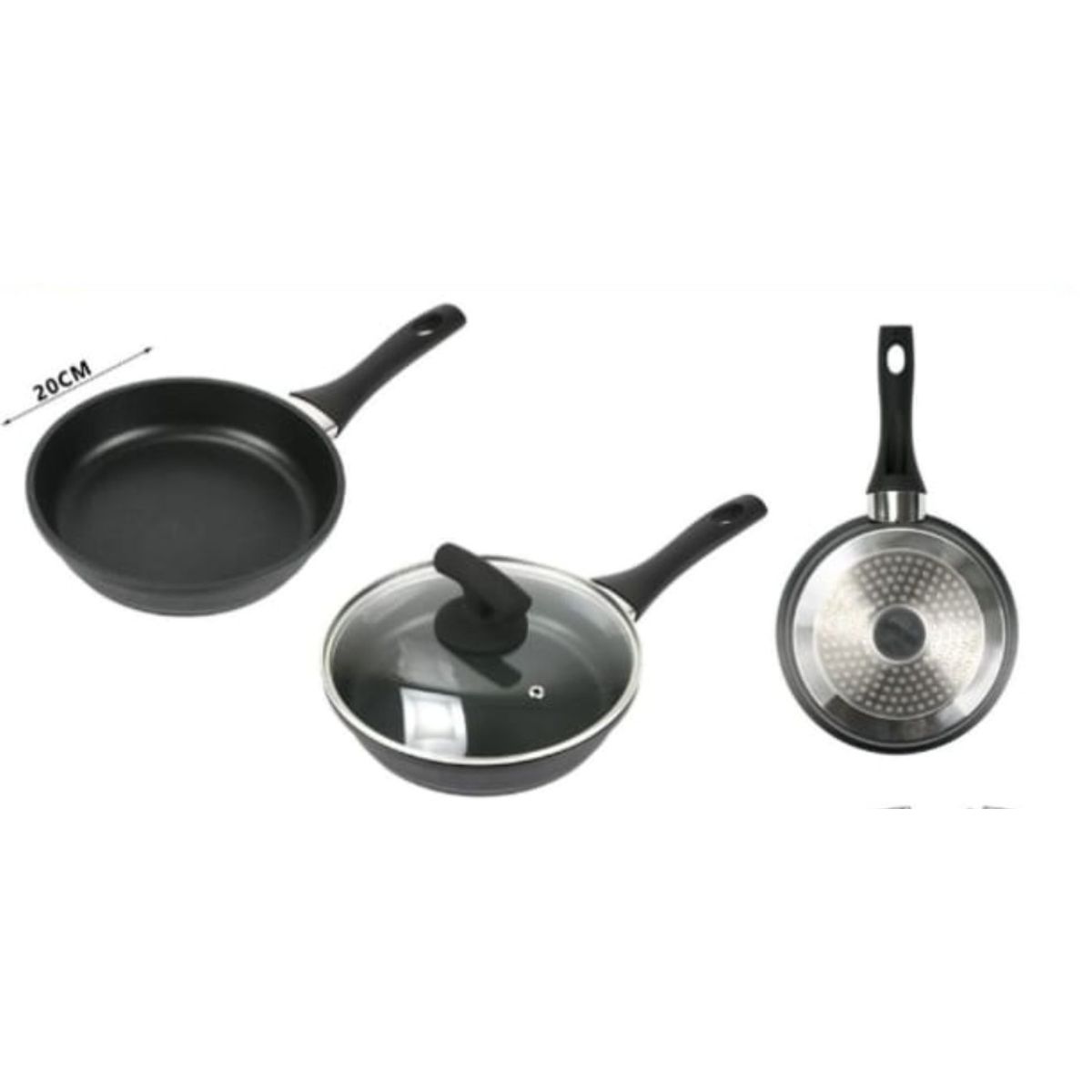 GENERICO - Sarten Antihaderente Para La Cocina 20 Cm Redondo