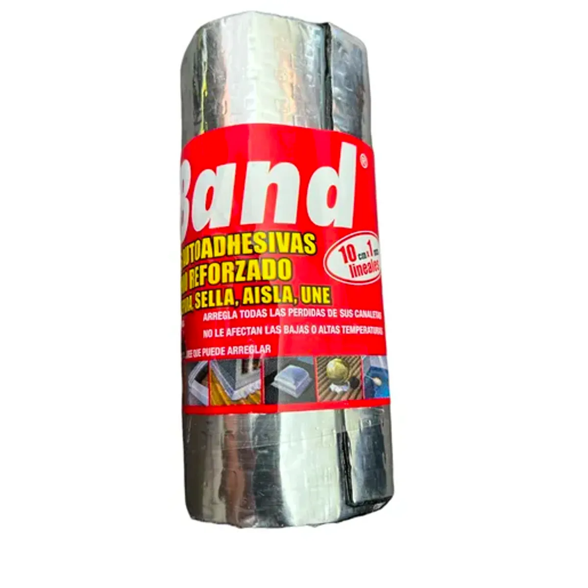 GENERICO - Cinta Tapagoteras Aluminio Reforzado 1m x 10cm