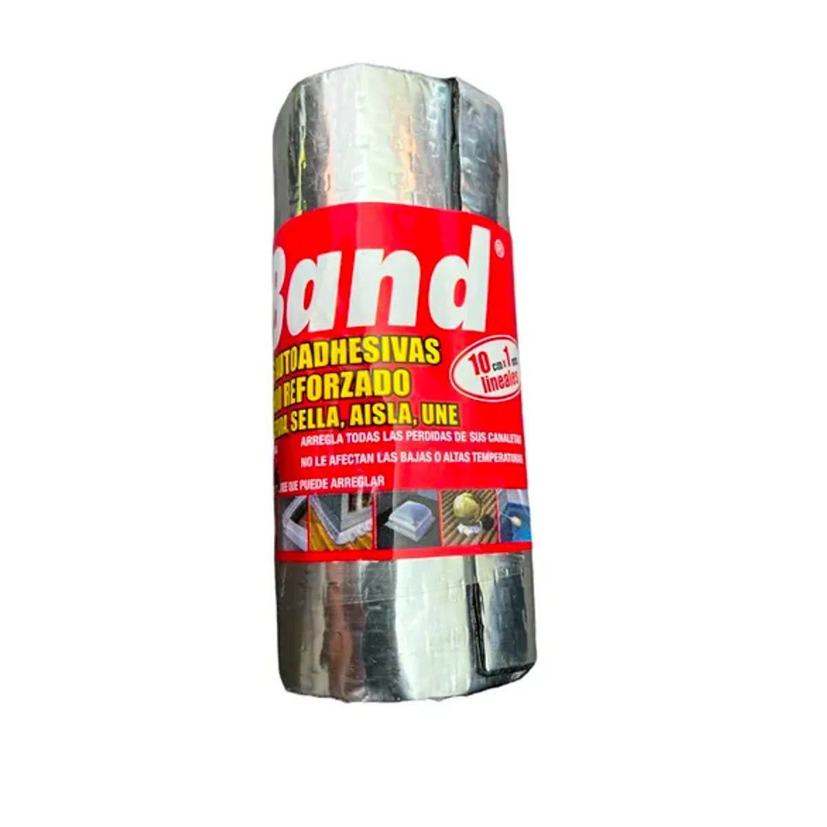 GENERICO - Cinta Tapagoteras Aluminio Reforzado 1m x 10cm