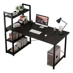 GENERICO - Escritorio Premium Resistente Pro Con 3 Estantes 120x55cm