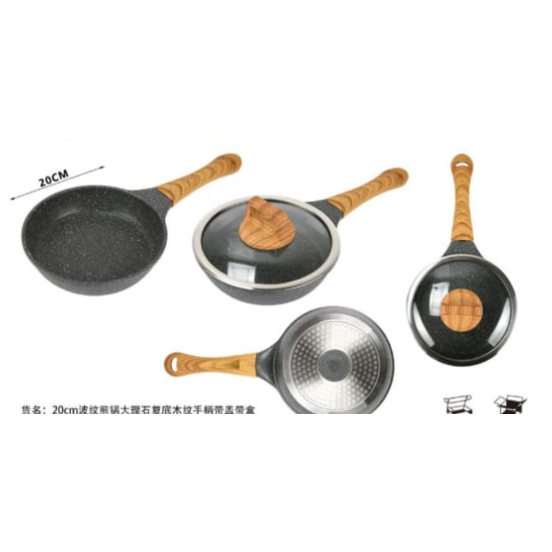 GENERICO - Sarten Antihaderente Para La Cocina 20 Cm Redondo