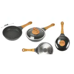 GENERICO - Sarten Antihaderente Para La Cocina 24 Cm Redondo