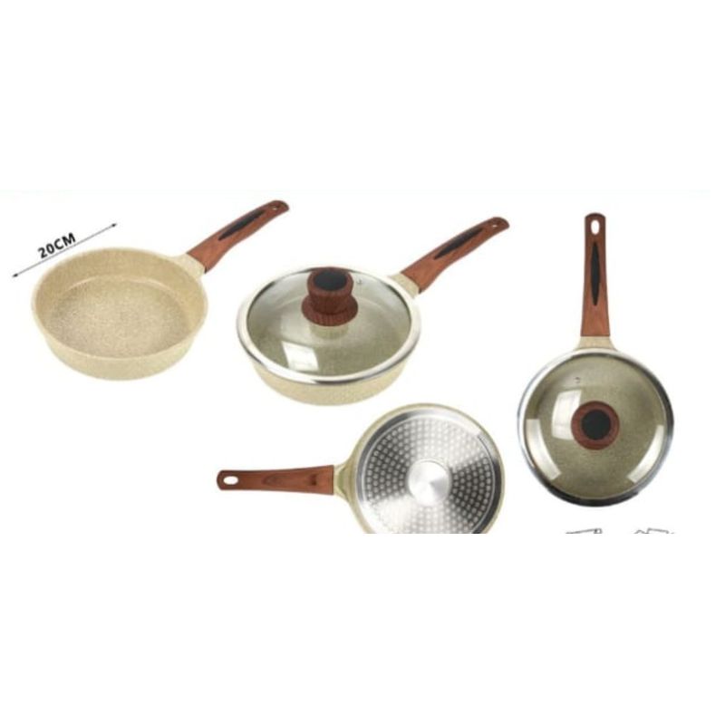 GENERICO - Sarten Antihaderente Para La Cocina 20 Cm Redondo