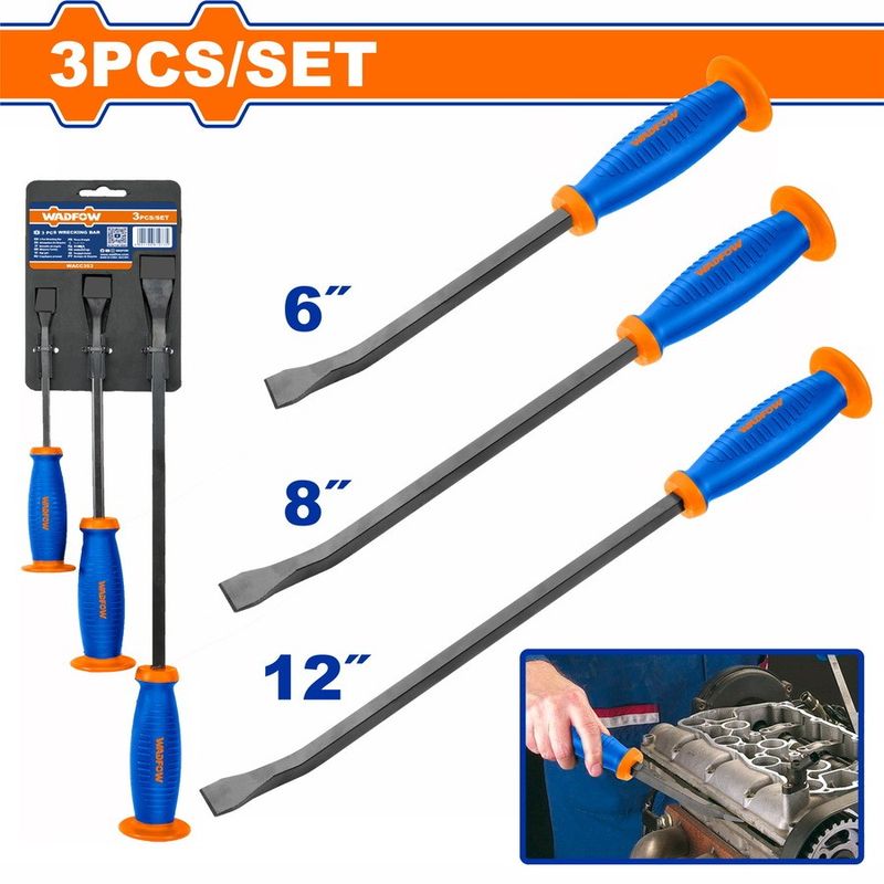 WADFOW - Set Palancas Multiuso 3 Pz Wadfow 6, 8, 12 Mm Diablo Wqbs203