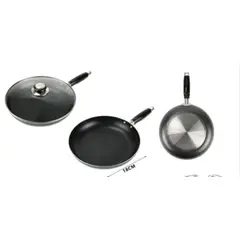 GENERICO - Sarten Antihaderente Para La Cocina 20 Cm Redondo 2.0MM