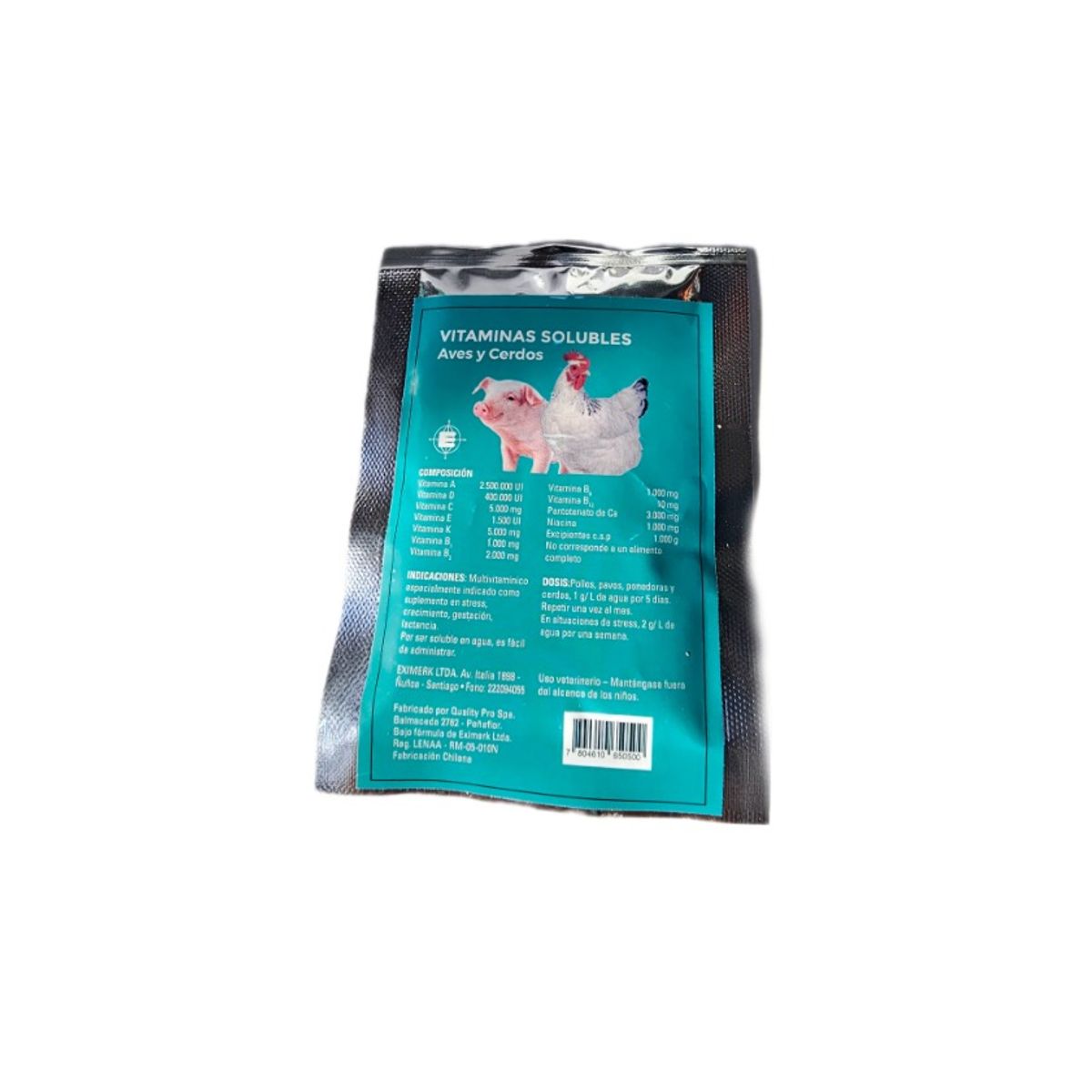 GENERICO - vitaminas solubles para gallinas y aves en general sachet 20 gramos