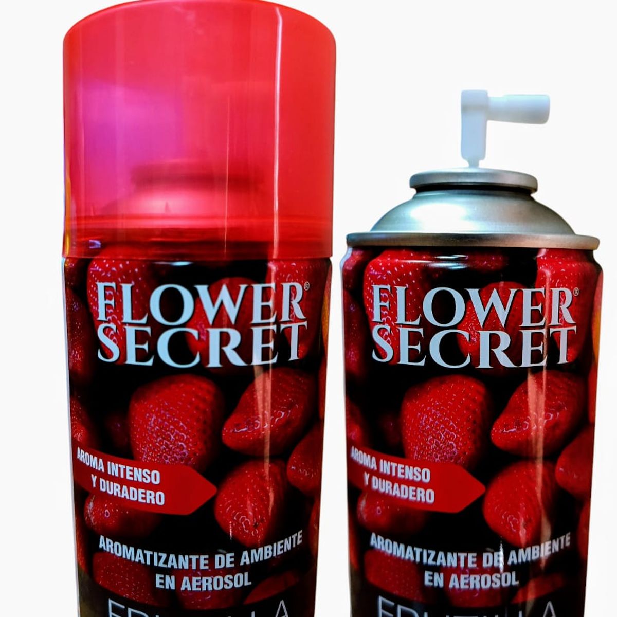 FLOWER SECRET - Aromatizante Desodorante Ambiental recarga 300ml Frutillas
