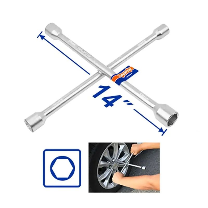 WADFOW - Llave Cruz Para Auto 17-23 Mm 14 Pulgadas Wadfow Wth8314 Veh