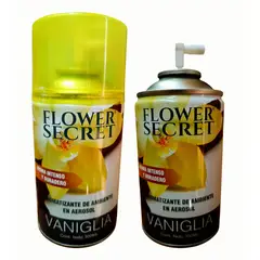 FLOWER SECRET - Aromatizante Desodorante Ambiental recarga 300ml VAINILLA