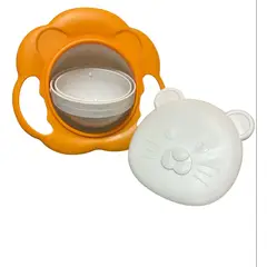 GENERICO - Taza The Bowl 360 Plato Tazón Antiderrame Bebés Blanco