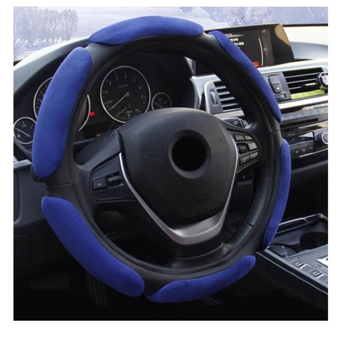 GENERICO - Funda Volante Universal 3d Acolchado Antideslizante