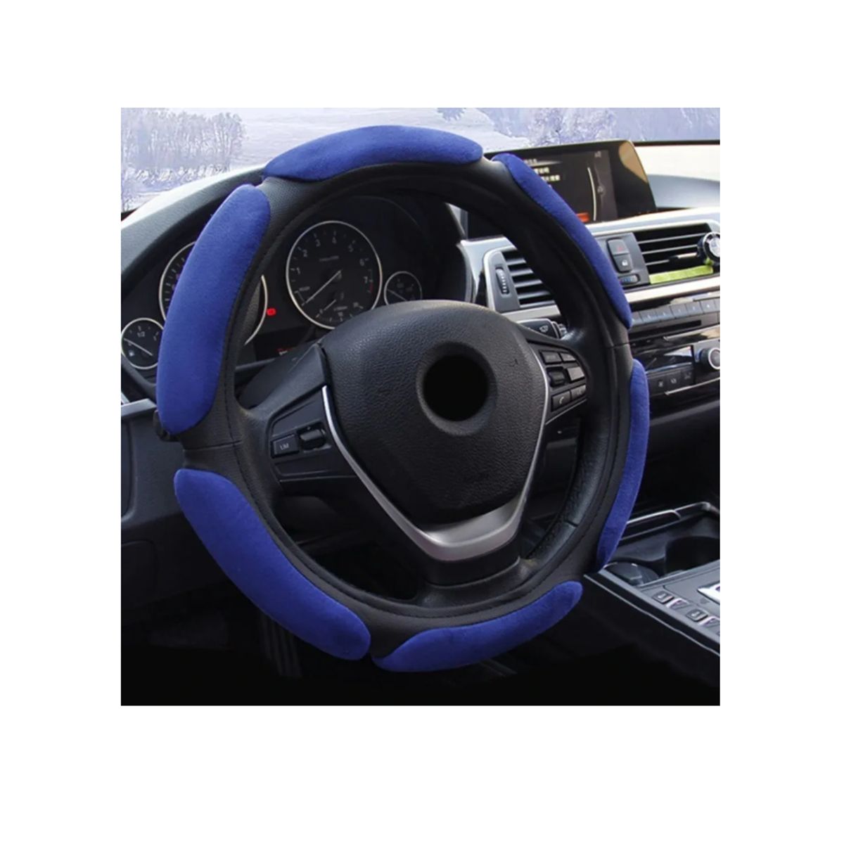 GENERICO - Funda Volante Universal 3d Acolchado Antideslizante